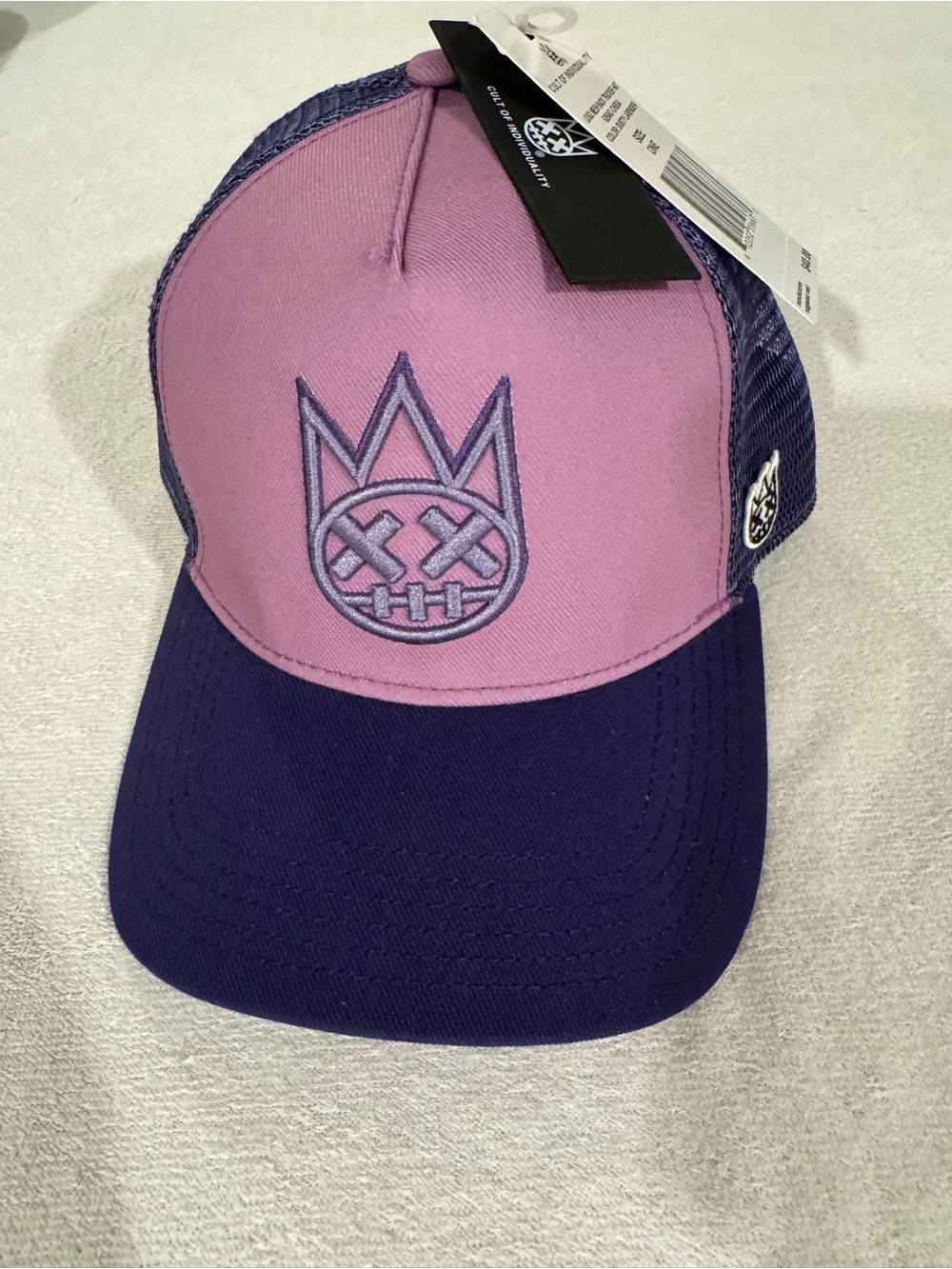 Cult of Individuality Crown Logo Trucker Hat - Dusty Purple